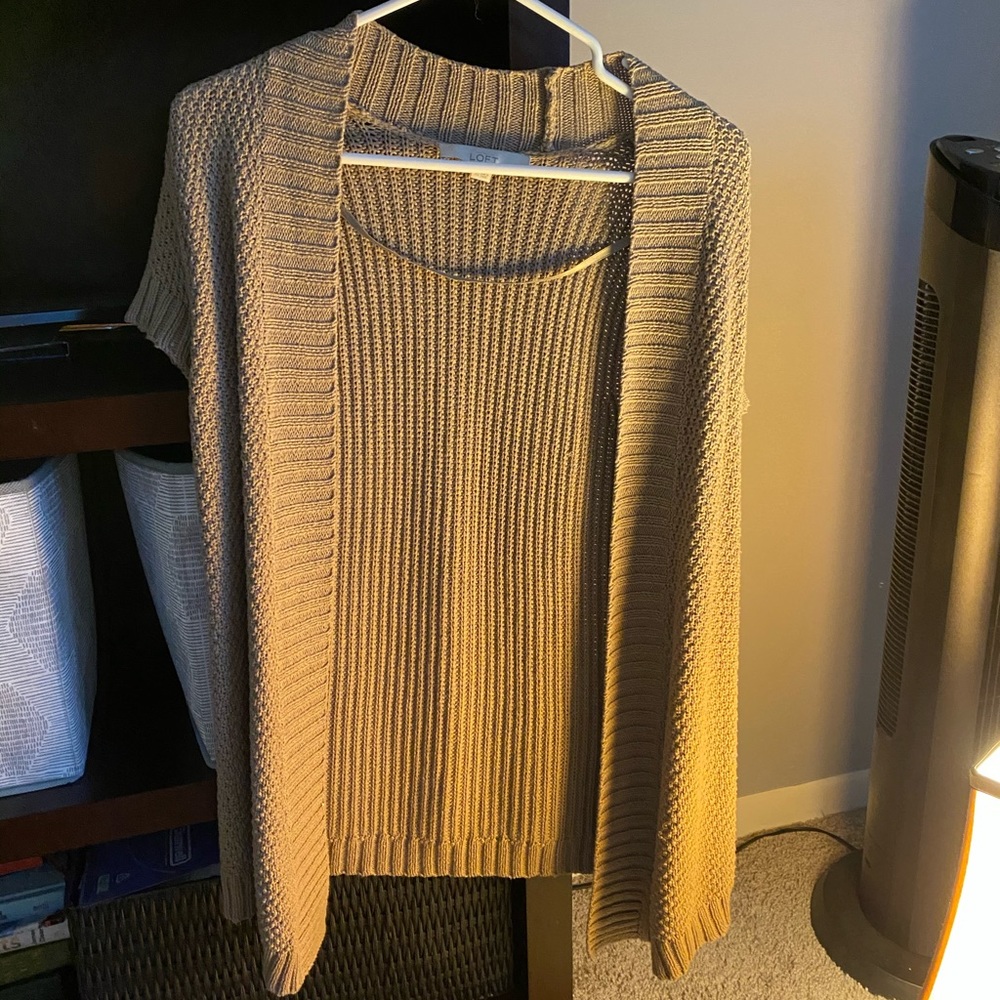Loft short sleeve sweater